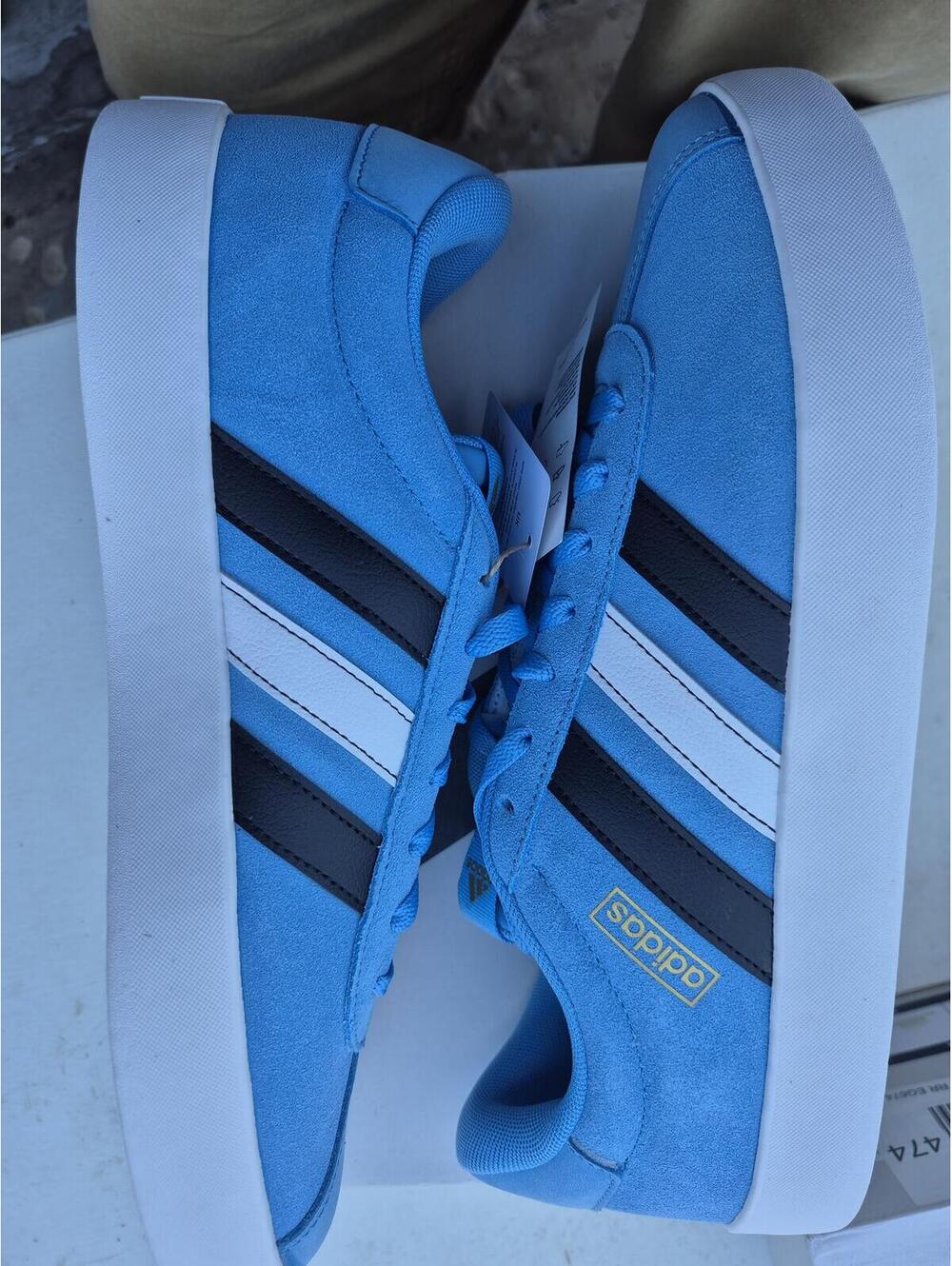 Adidas VL Court 3.0 Skateboarding Shoes in Blue, Size 11.5 - Picture 4 of 9